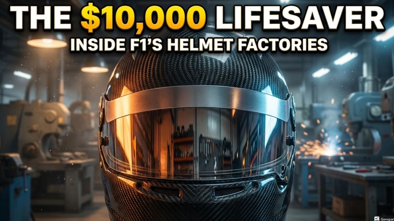 Why F1 Helmets Cost $10,000 (Inside the Production Process)