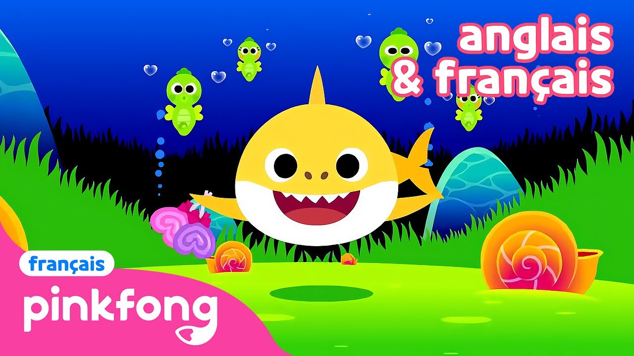 💝Baby Shark(ver. St Valentin) en anglais et français | +Comptines | Pinkfong Chansons pour Enfants