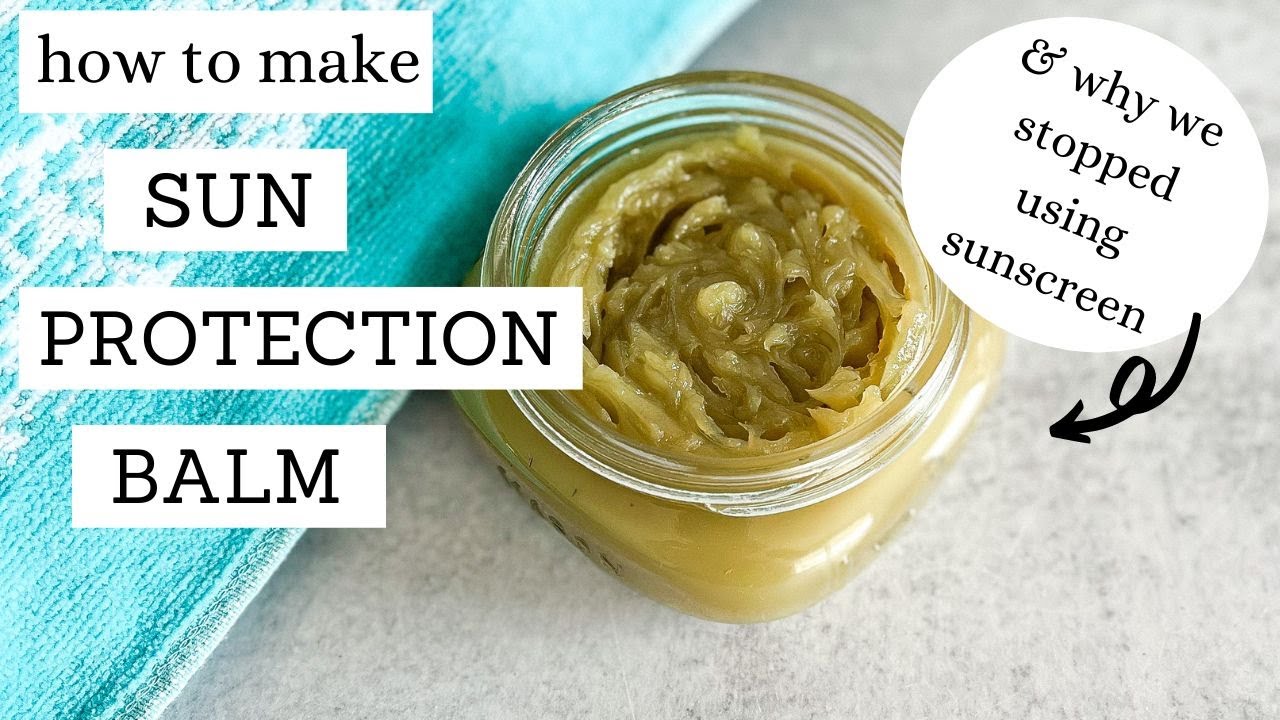 Sun Protection Cream Homemade