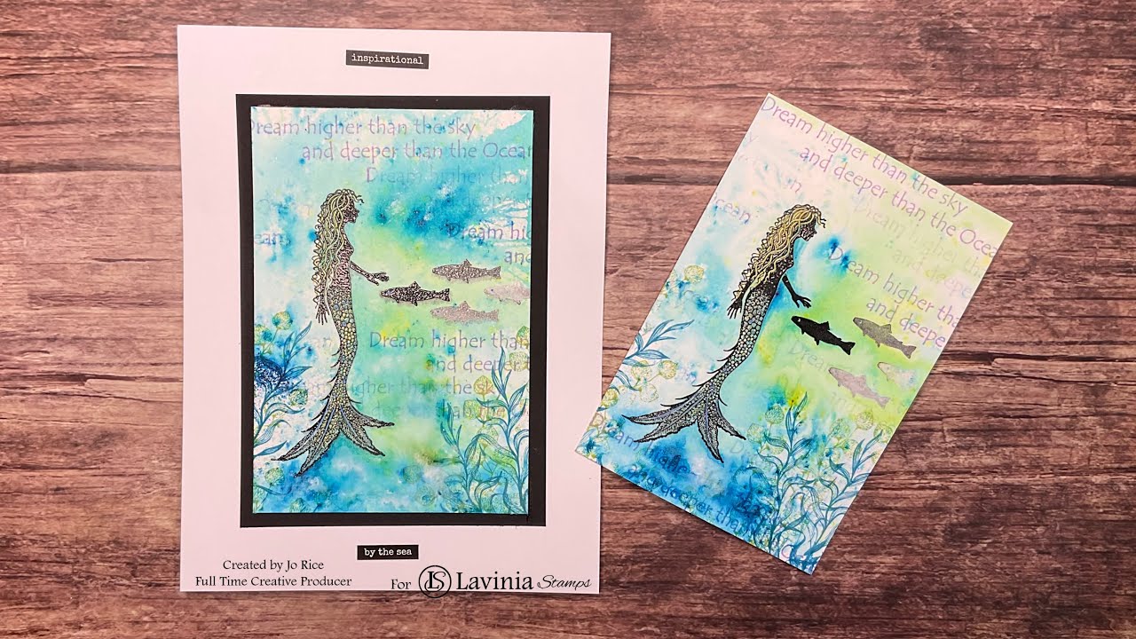 Dinkles and Alana by Jo Rice #laviniastamps #dinkles #cardmakingvideo
