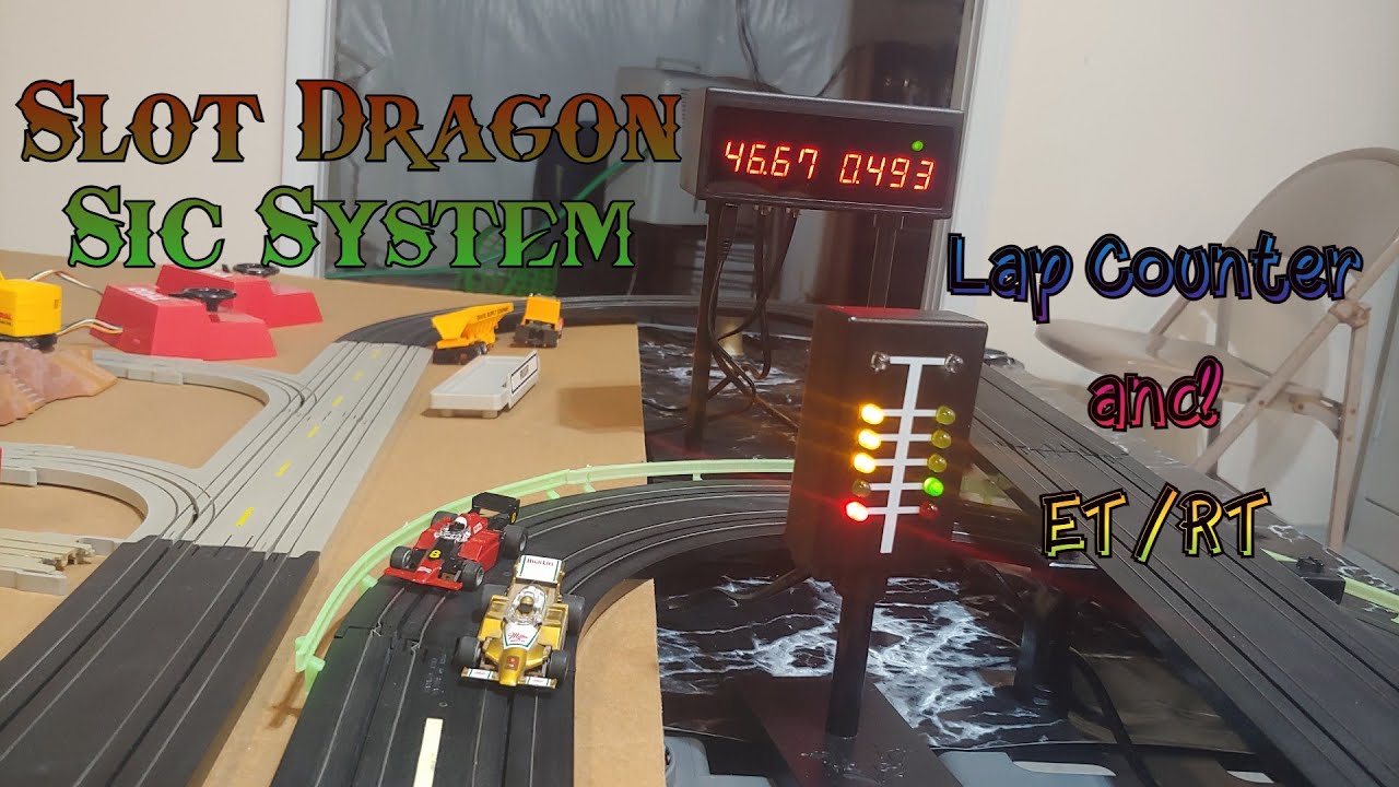 Slot Dragon Sic Racing Timing System Tyco Auto World AFX Slot Car Track