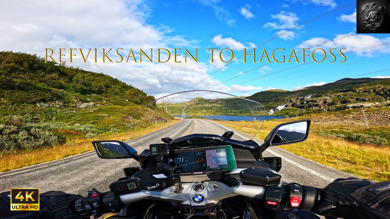 POV Riding the 2024 K1600GTL from Refviksanden to Hagafoss A Scenic Norwegian Motorcycle Adventure