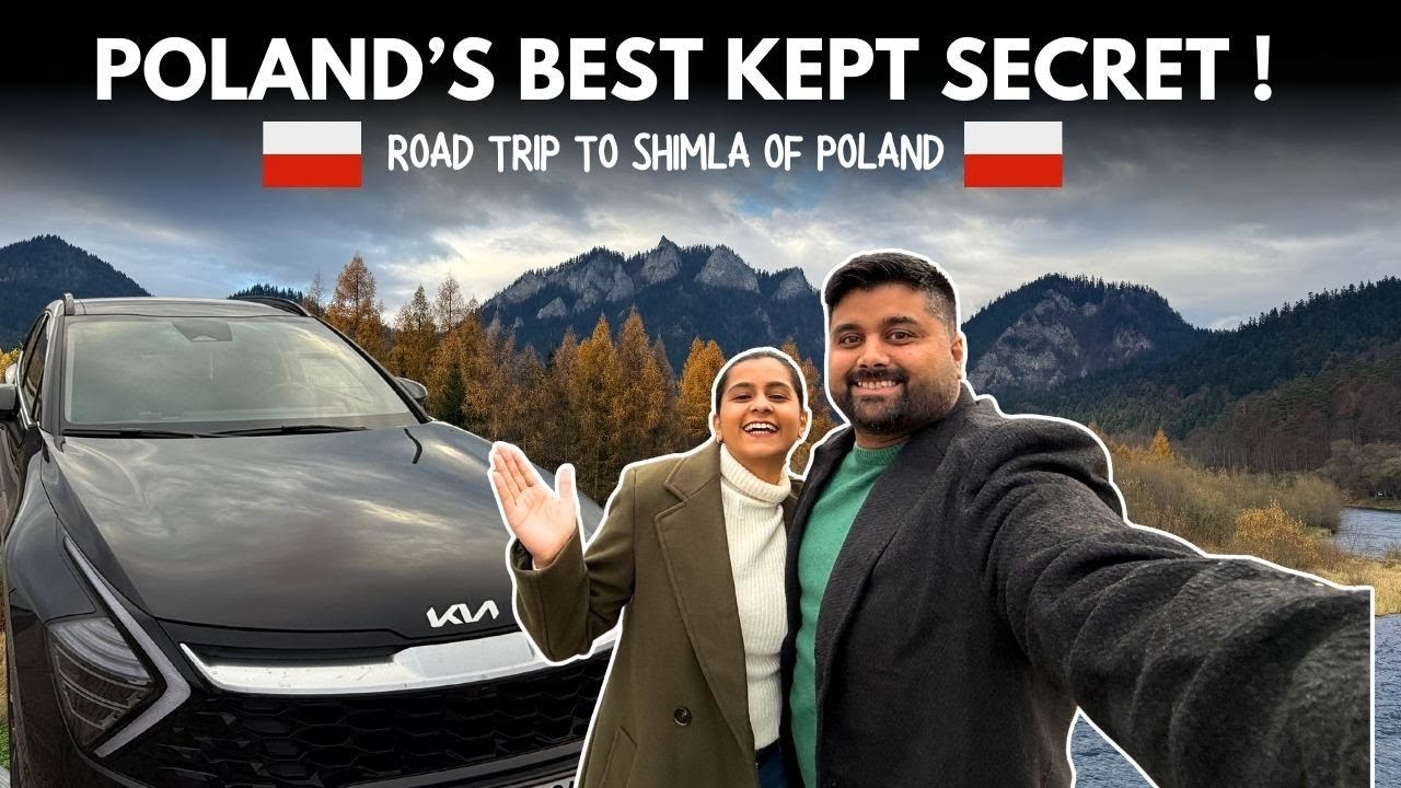 Poland’s Hidden Hilltop Gem! Szczawnica Road Trip + Walked to Slovakia 🇸🇰 (Hindi Vlog)