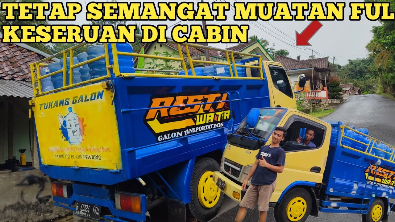 GASPOL LAGI MUATAN GALON TRUCK ENGKEL ‼️PEJUANG KELUARGA
