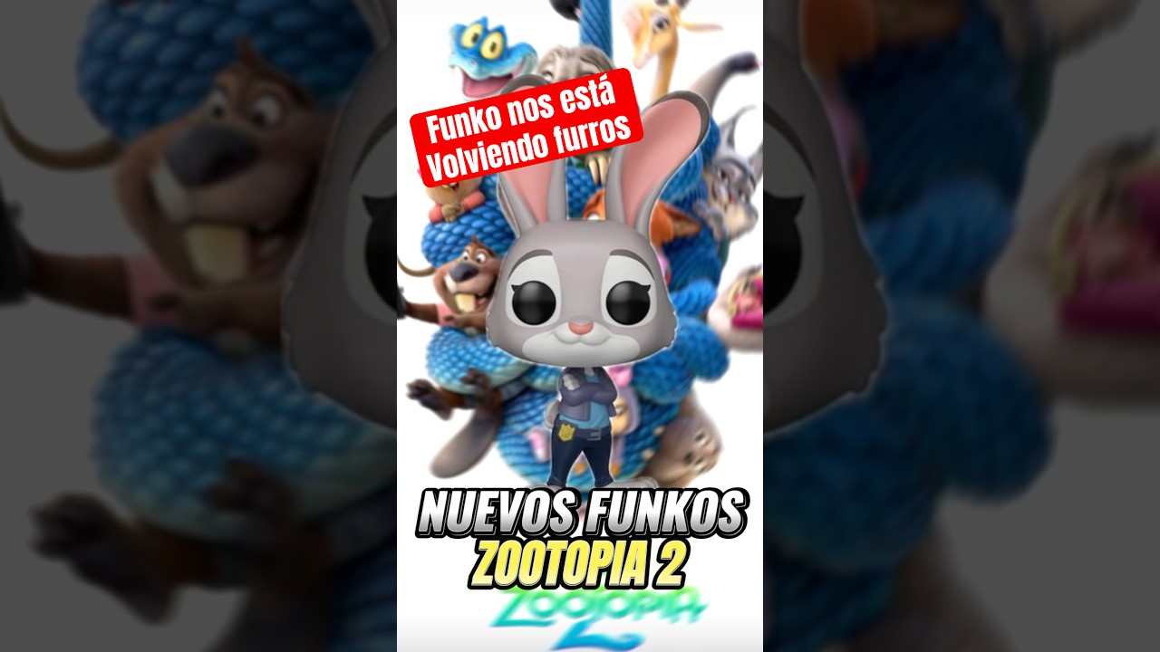 ¡YA SALIERON! 😱 Nuevos Funko Pop de ZOOTOPIA 2 que TODOS van a querer 🦊✨