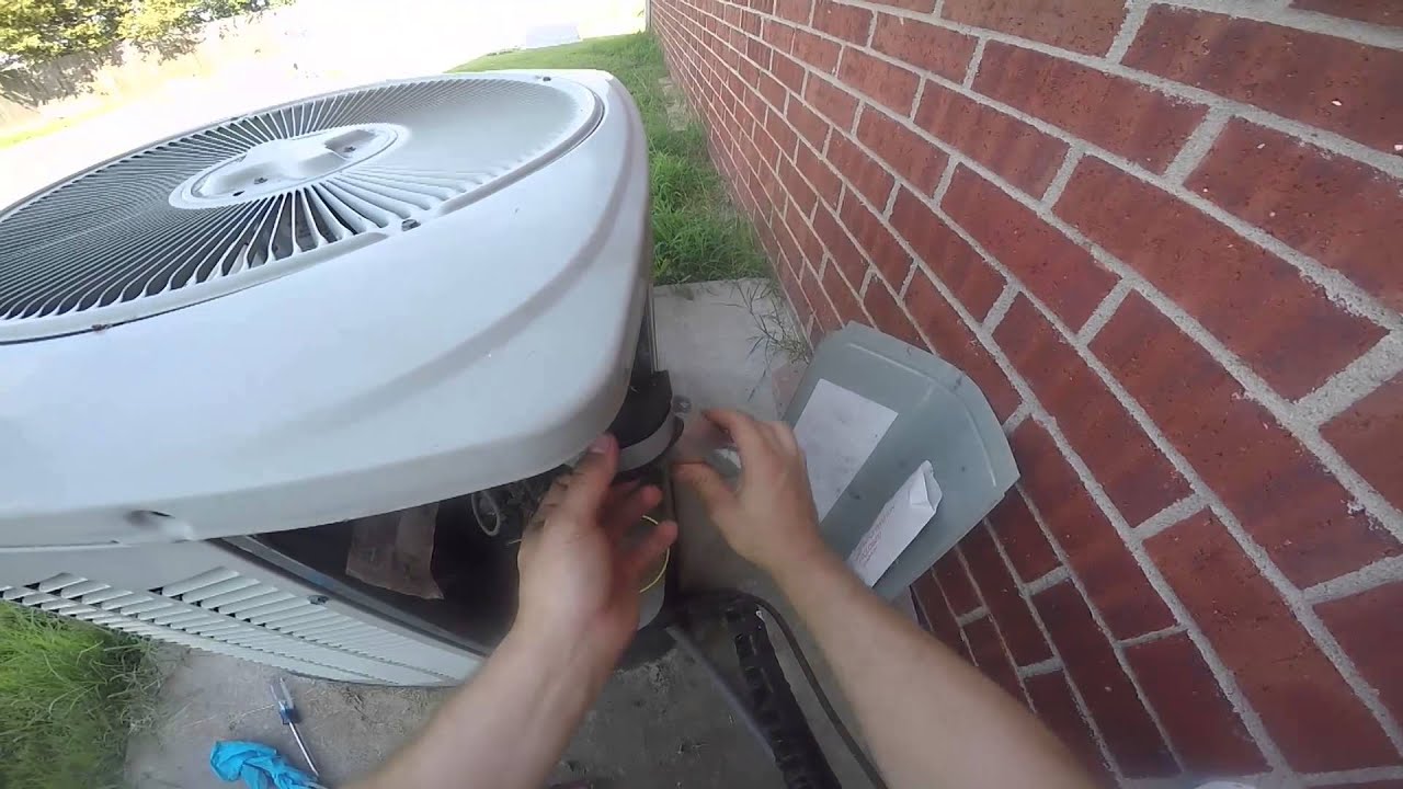 How to replace ac capacitor quickly.
