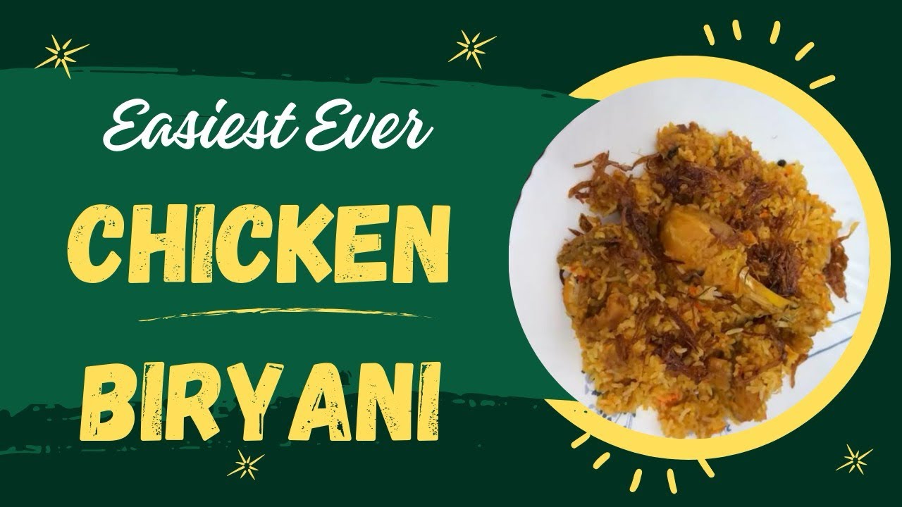 Restaurant Style Chicken Biryani at Home! (Simple & Easy)