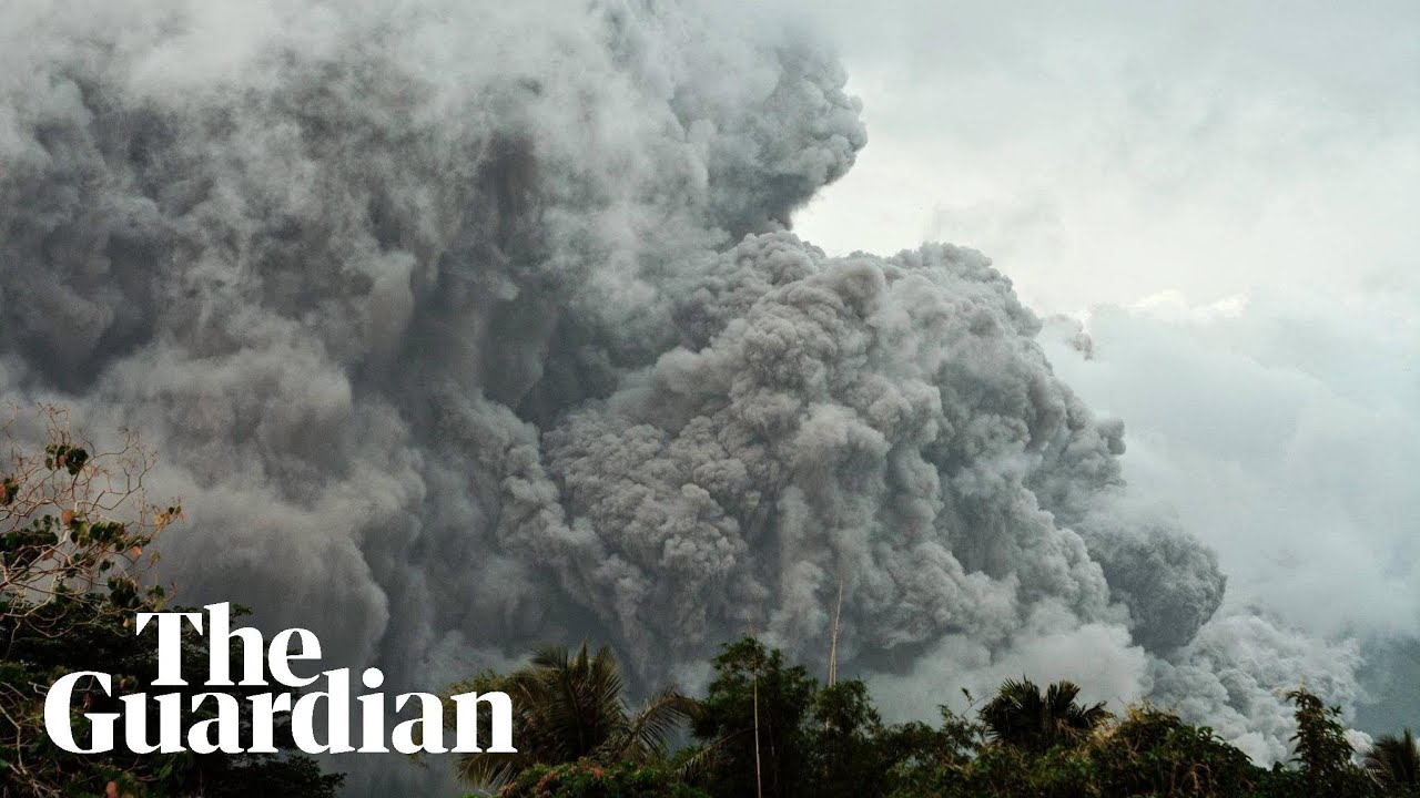 Volcano erupts in the Philippines, filling the sky with ash and causing 5,450 evacuations