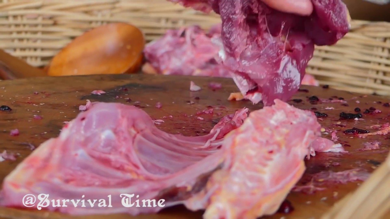 Find and Cooking Duck With Secret Recipe In The Forest