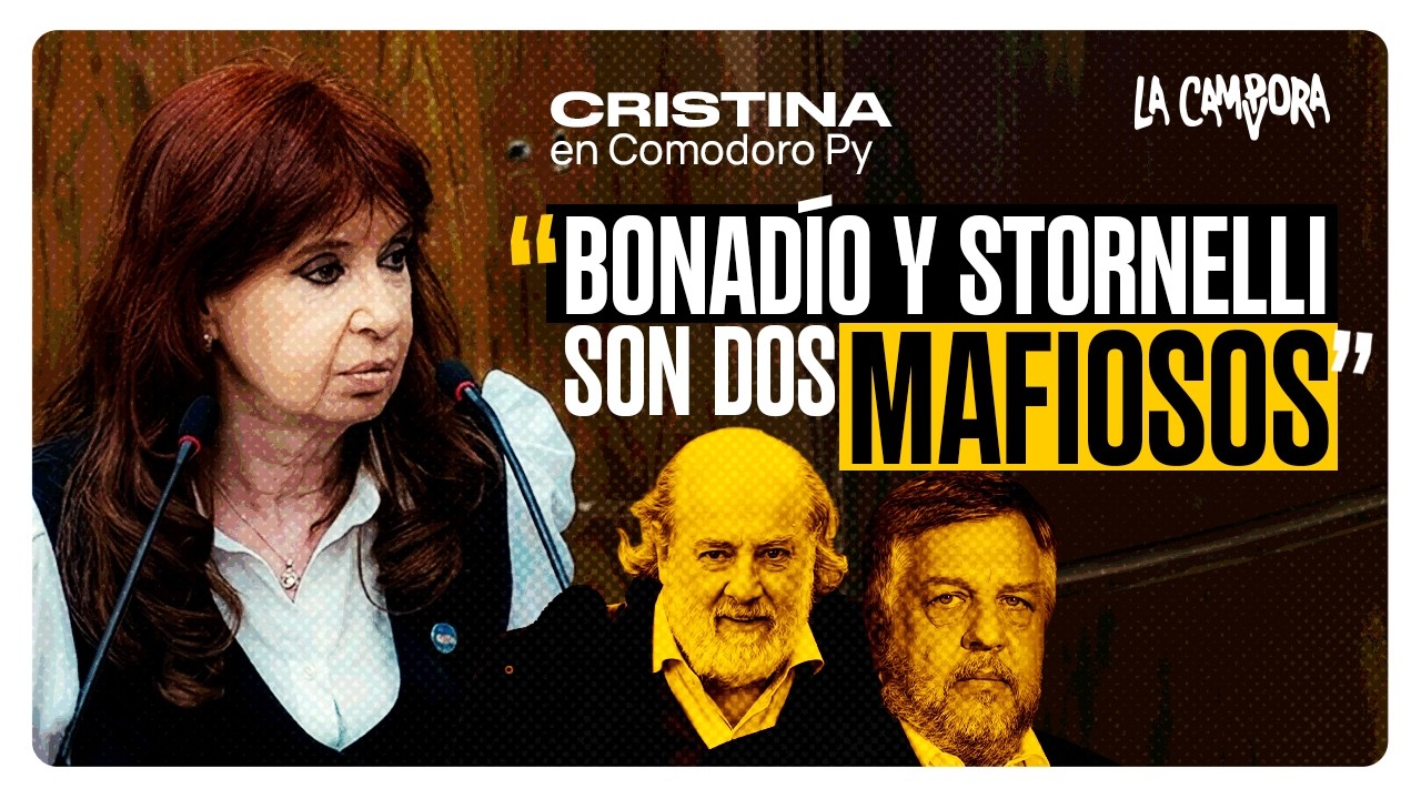 BONADIO y STORNELLI: DOS MAFIOSOS | Cristina declaró en la FARSA JUDICIAL de la Causa CUADERNOS