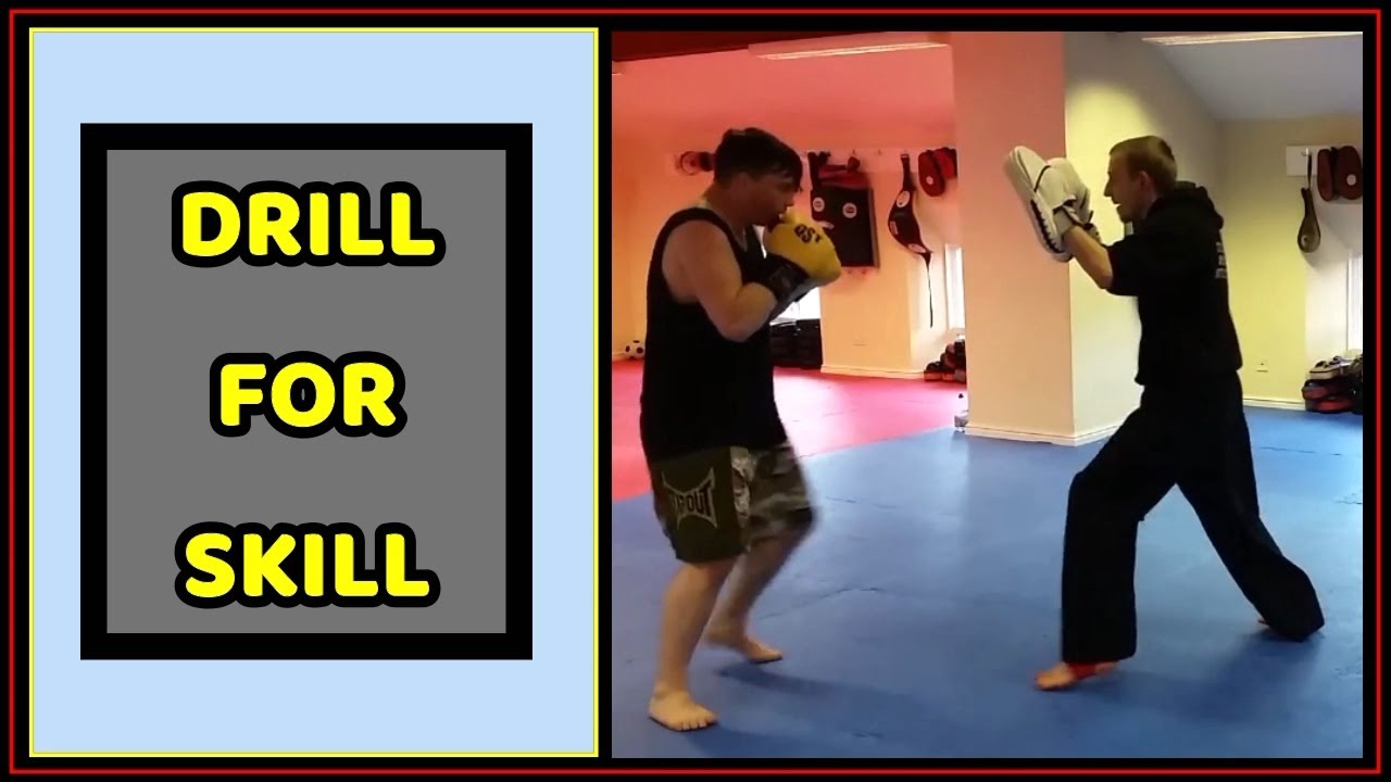 Boxing Combination Drill for Skill on the Pads