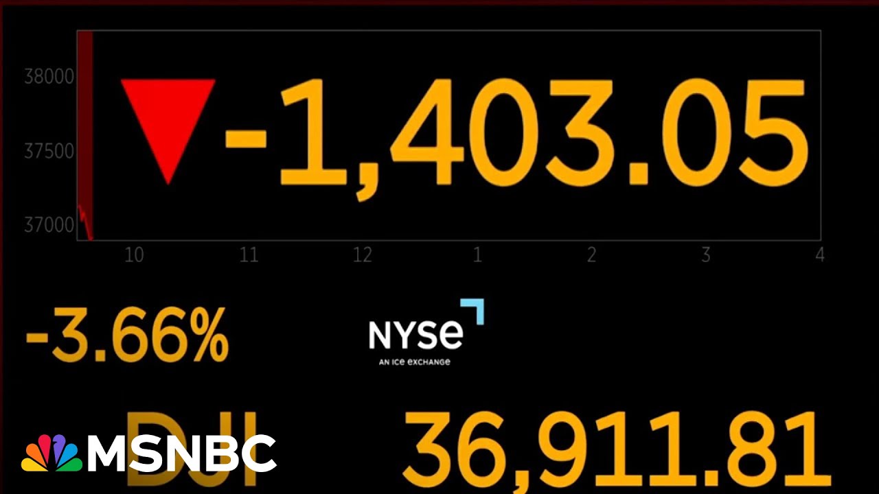 Stock market plummets in reaction to Trump's tariffs