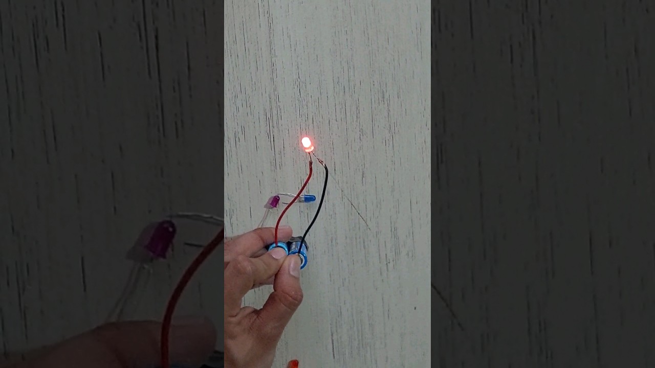 Cómo Encender LEDs con baterías comunes
