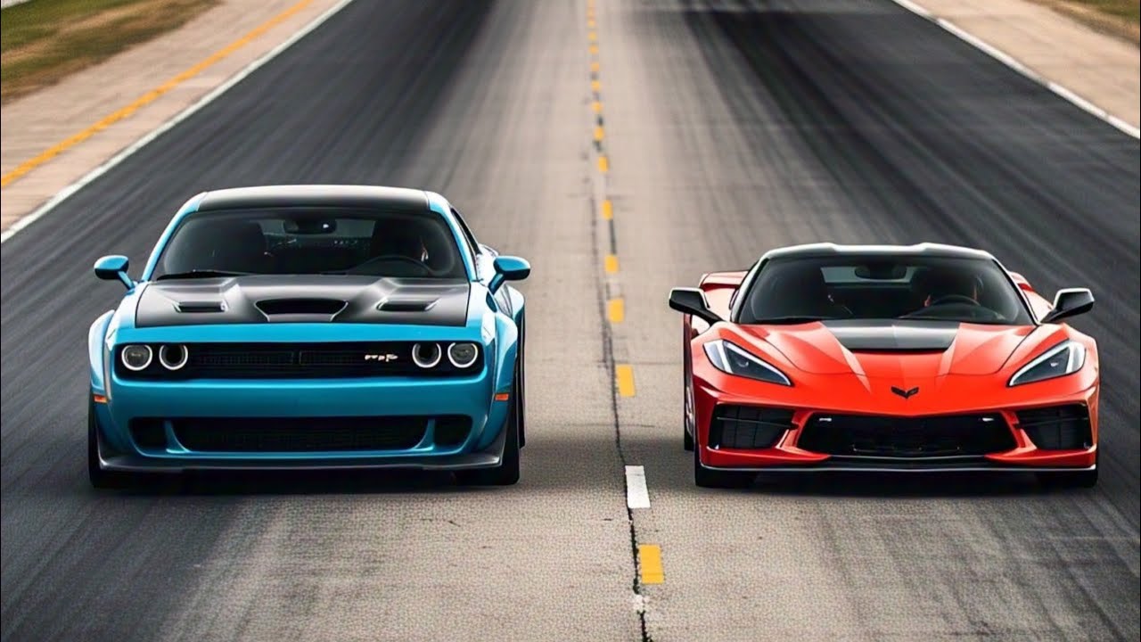 Dodge Challenger vs Corvette C8