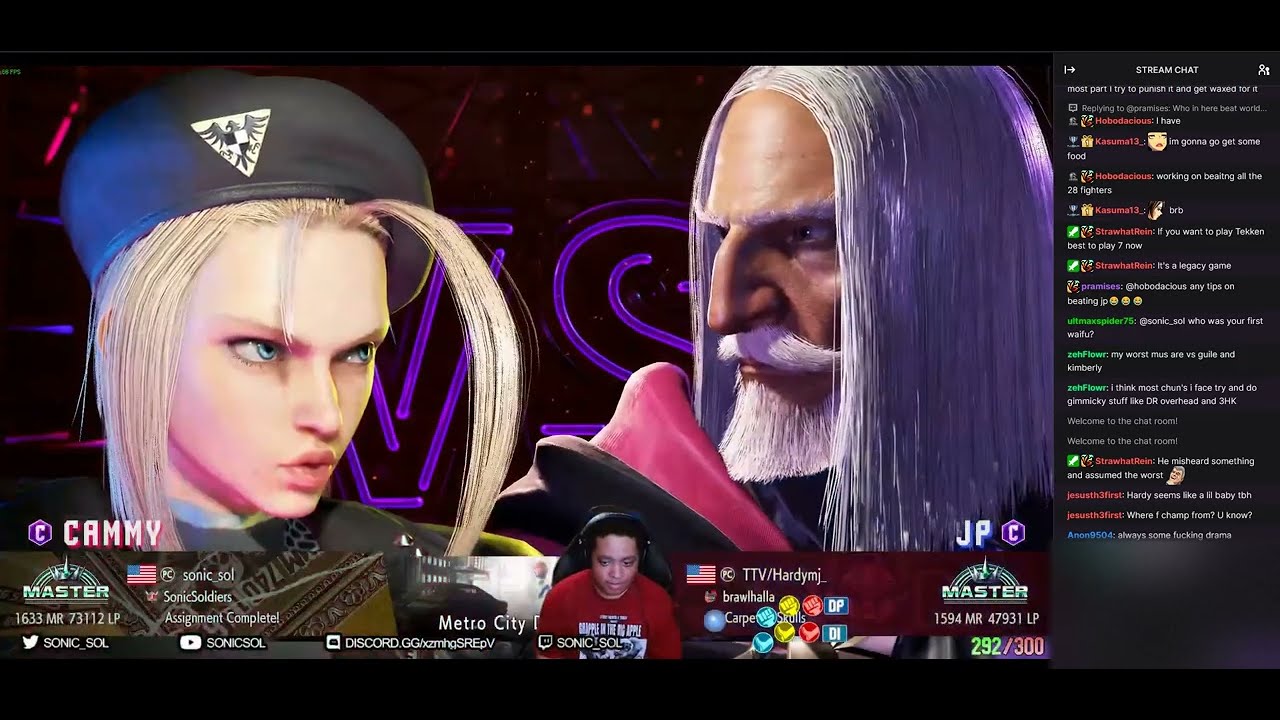 SonicSol vs. HardyMJ $50 Money Match (Street Fighter 6 | 8/1/23)