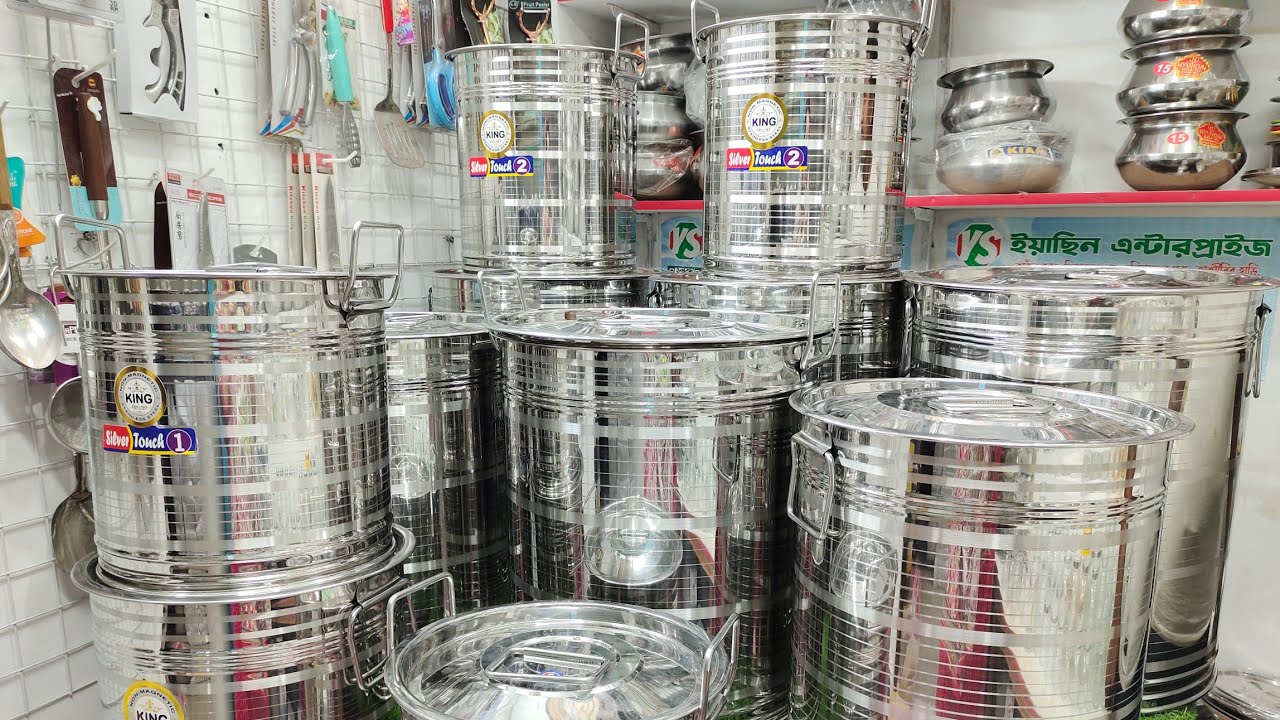 Купить рисоварку из нержавеющей стали || Контейнер для хранения риса и продуктов из нержавеющей с...