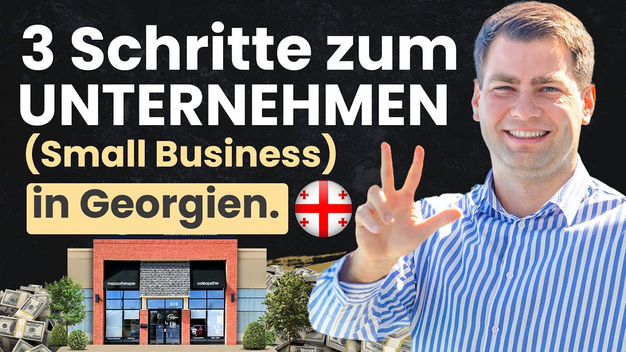 In 3 Schritten zu deinem Einzelunternehmen in Georgien mit 1% Steuern. #steuern #digitalernomade