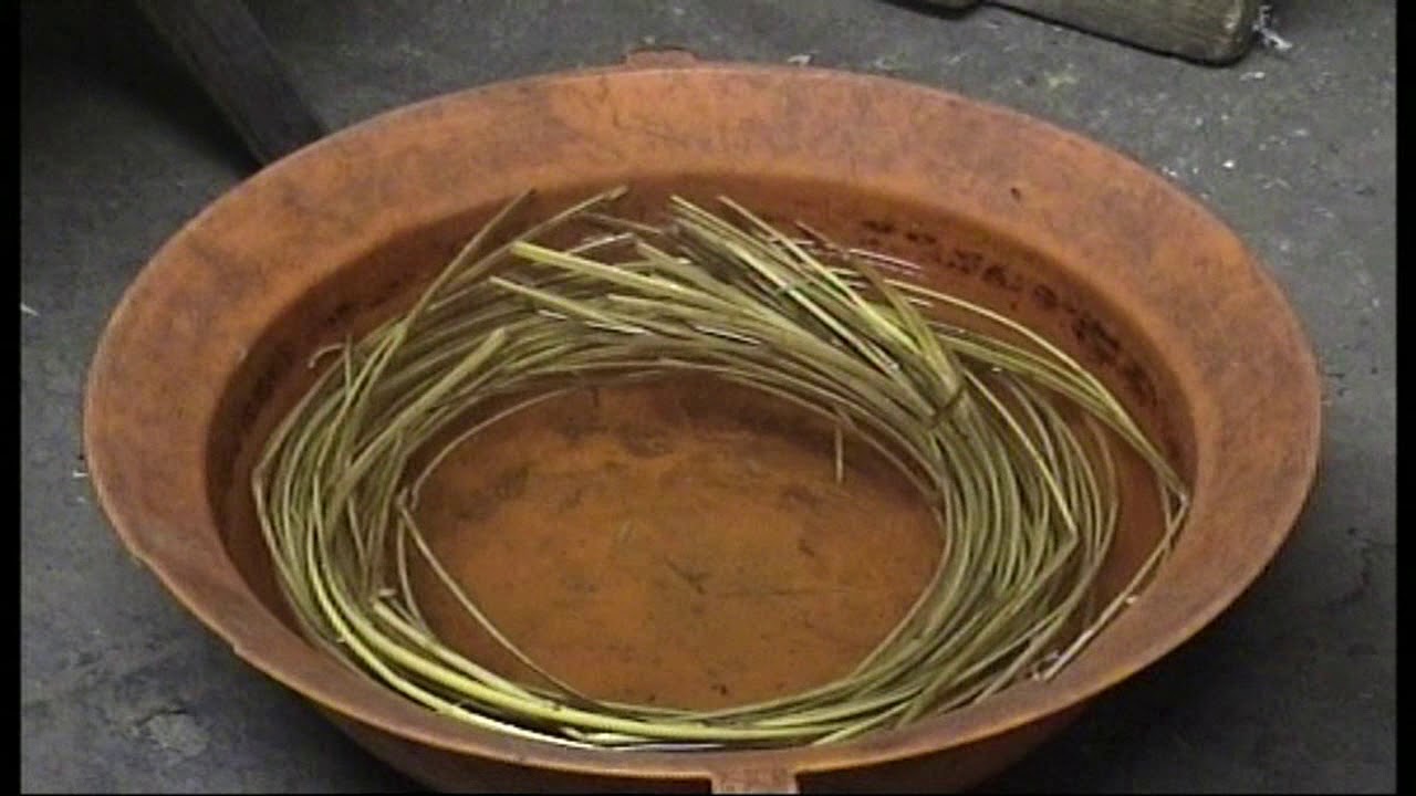 Slamené košíky