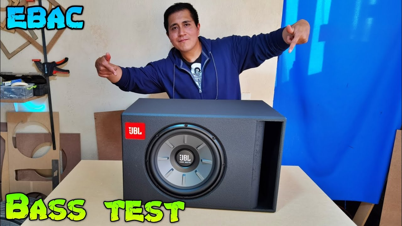Fabricando Cajón Para Subwoofer Barato JBL - Stage 1210 Test de Sonido | EBAC