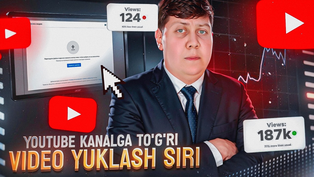 👀EKSPERTLAR AYTMAYDIGAN VIDEO YUKLASH USULI !🔥// 🌎AMERICAN YOUTUBE📺