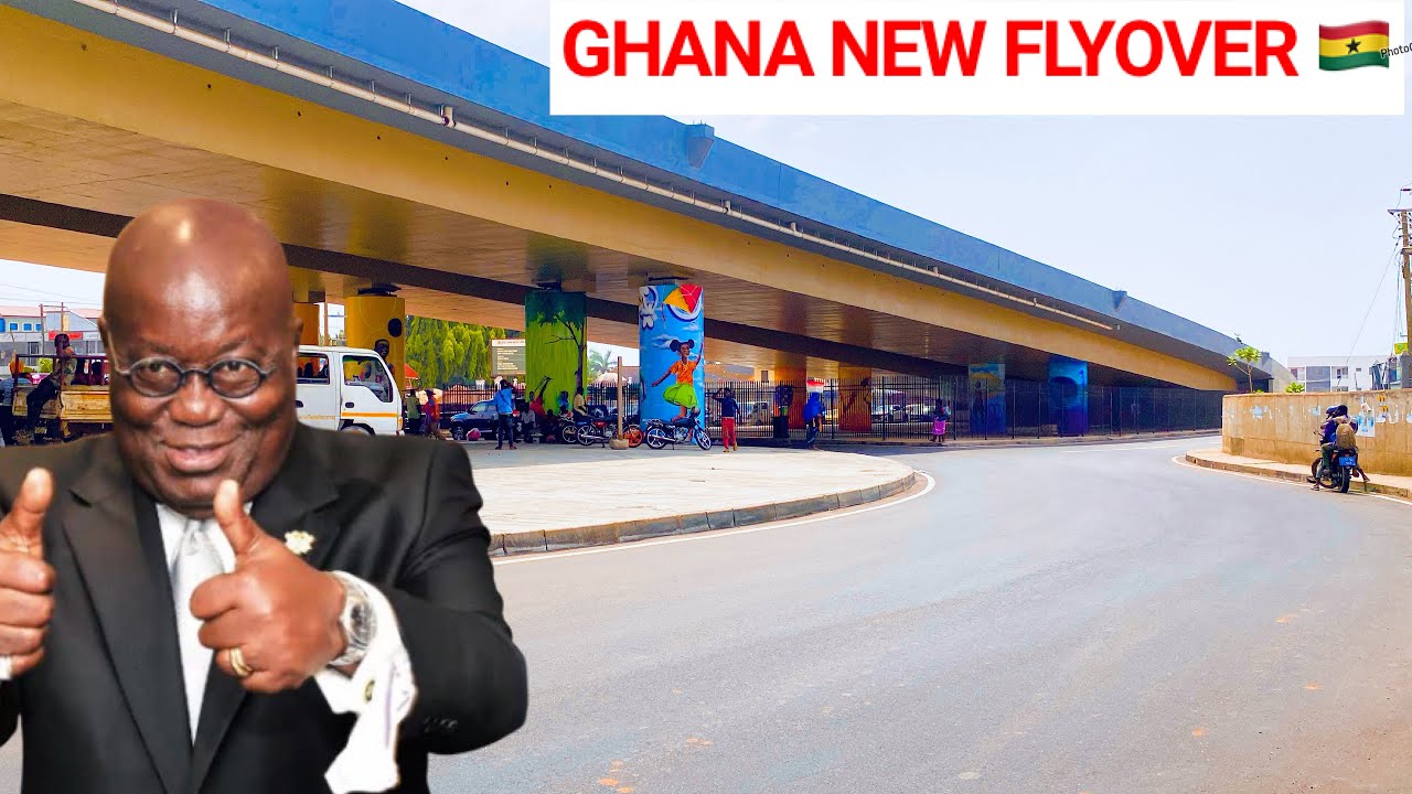 Ghana’s Record Breaking Akuffo Addo’s Spintex - East Legon Flyover Changing Accra Ghana 🇬🇭🇬🇭