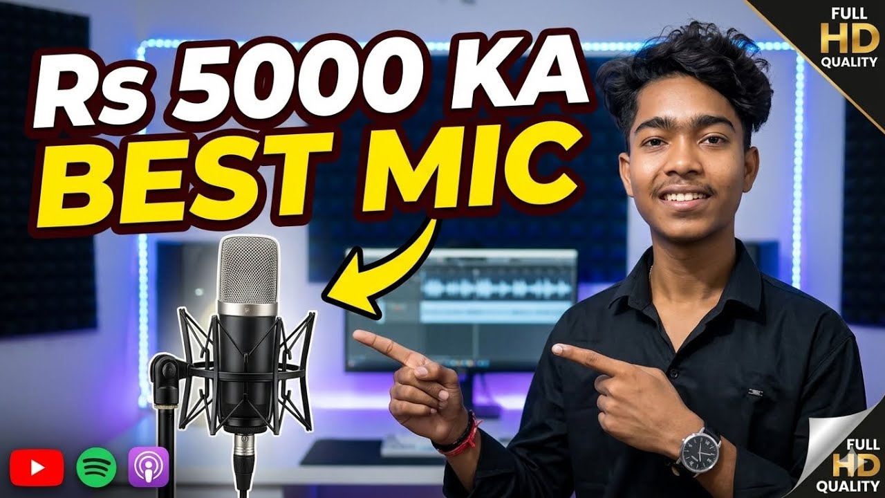 5000 Rs Best Mic || New Mic || Youtube Ke Liye Ak Acha Mic😍🥰