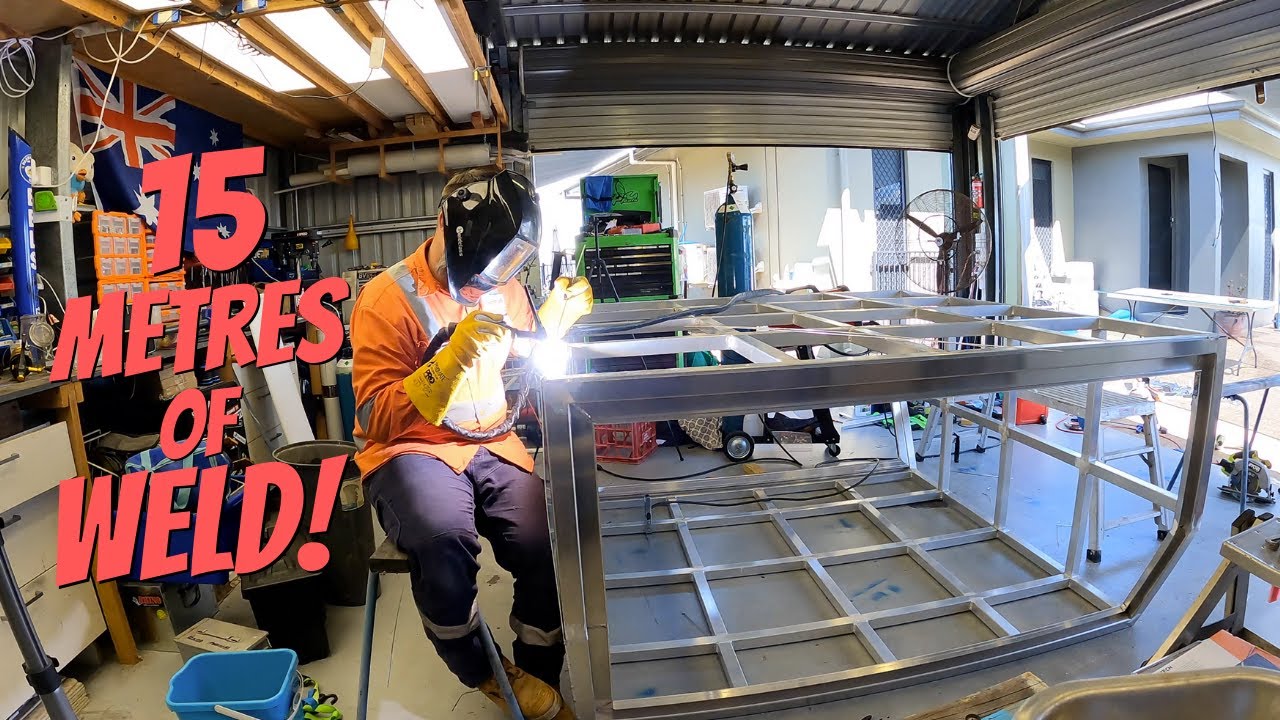 Skinning the canopy! Aluminium offroad toy hauler build #overlanding