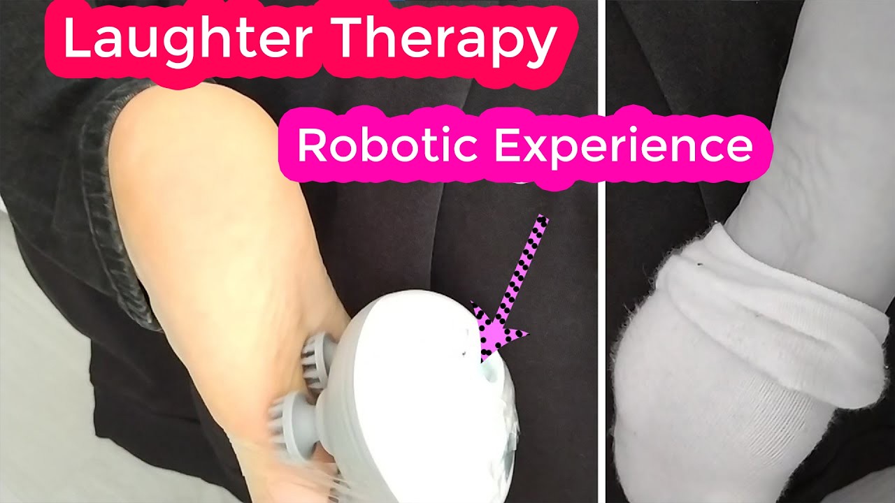 Tickling Robot ASMR 👣 Hard Tickling on Bare Feet | with Massage Tool #FootASMR #TicklingASMR