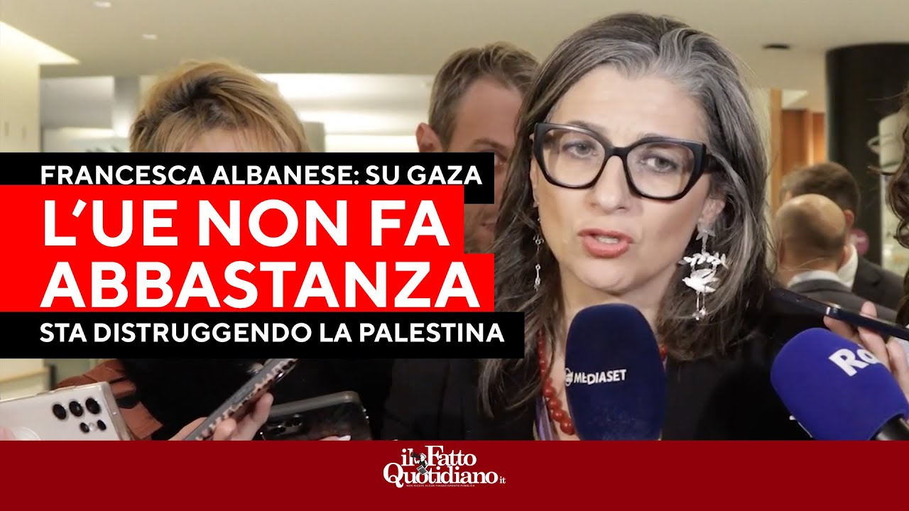 Gaza, Albanese: 