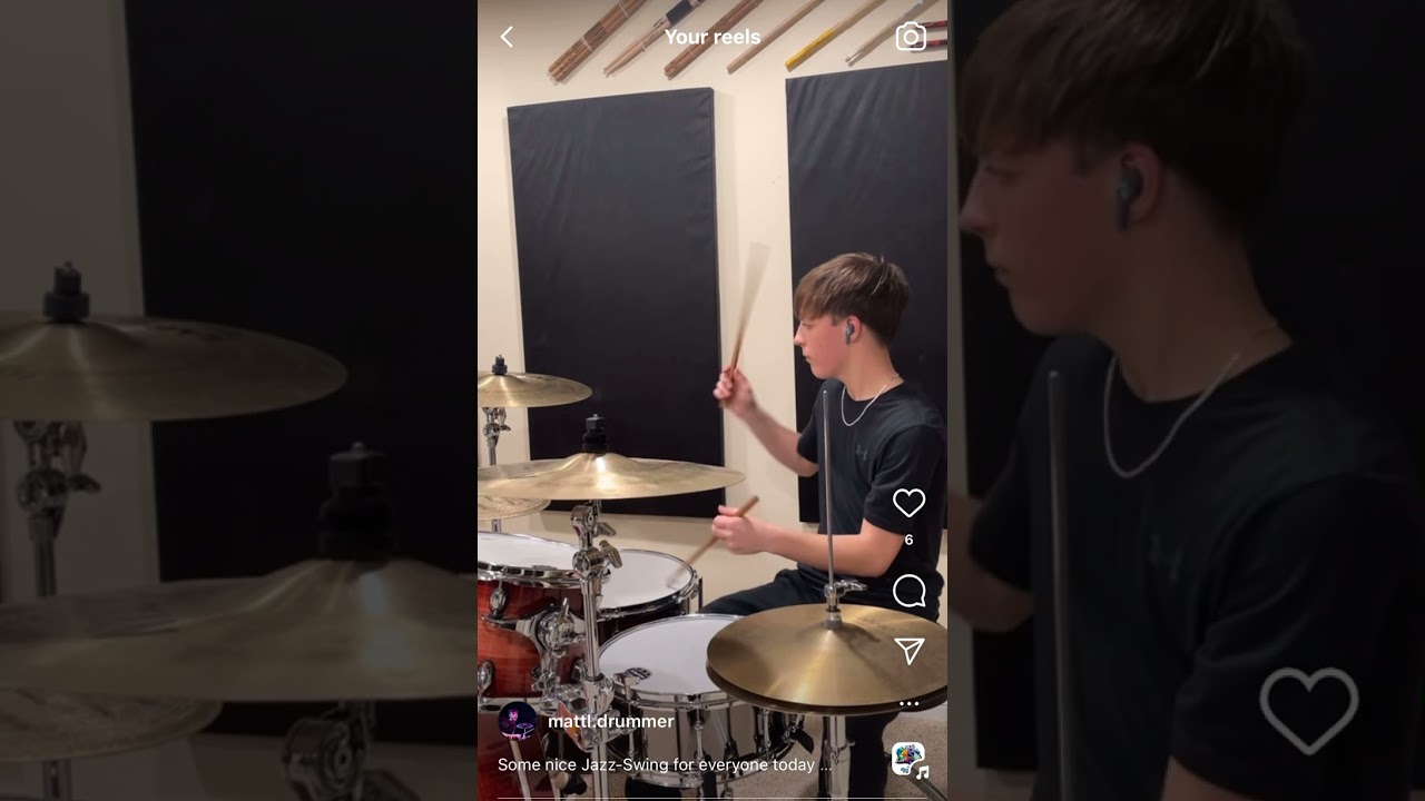 You might recognize this one&hellip; 😈           #drums #drumcover #drumfam #drumperformance #drumvideo