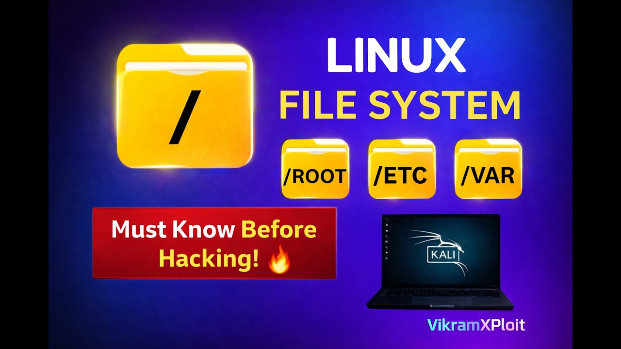 Kali Linux File System Full Guide 🔥 | /root, /etc, /var, /usr Explained for Hackers