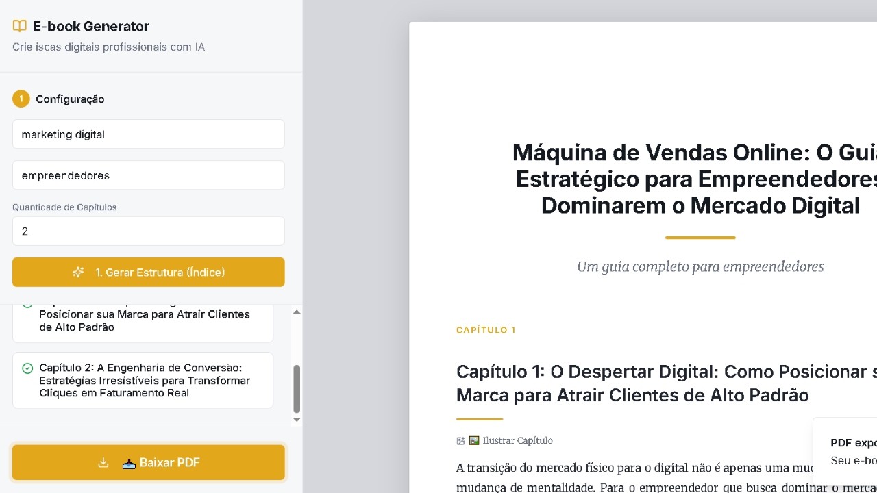 Tentei automatizar a criação de E-books com IA (E deu ruim!)