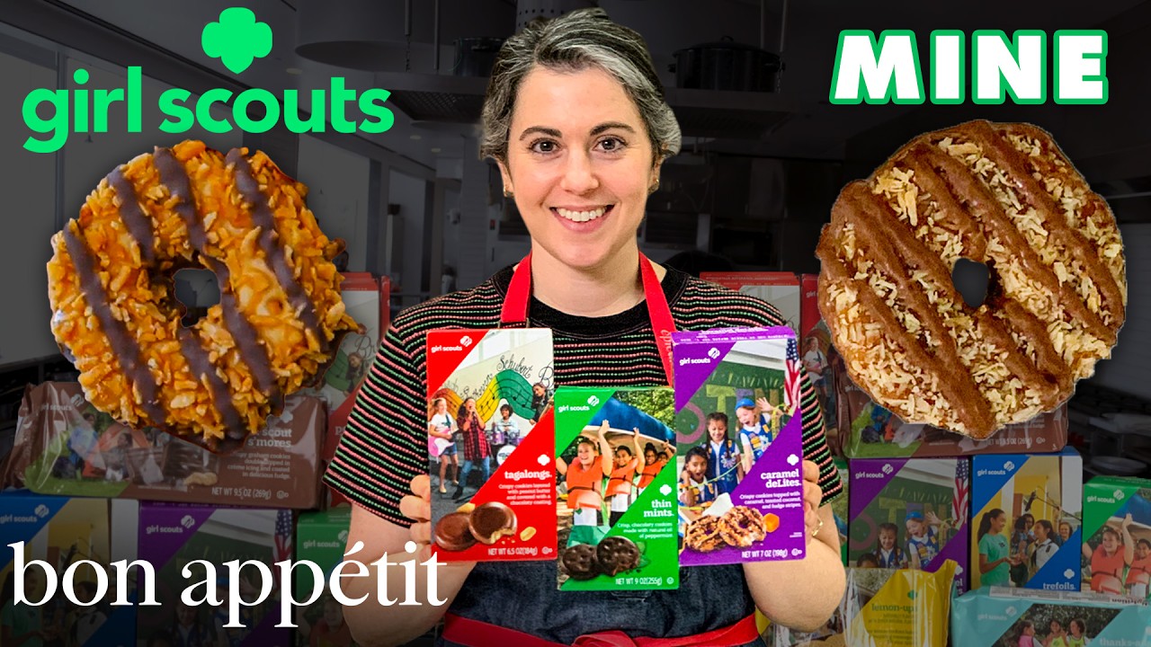Pastry Chef Attempts to Make Gourmet Girl Scout Cookies | Gourmet Makes | Bon Appétit