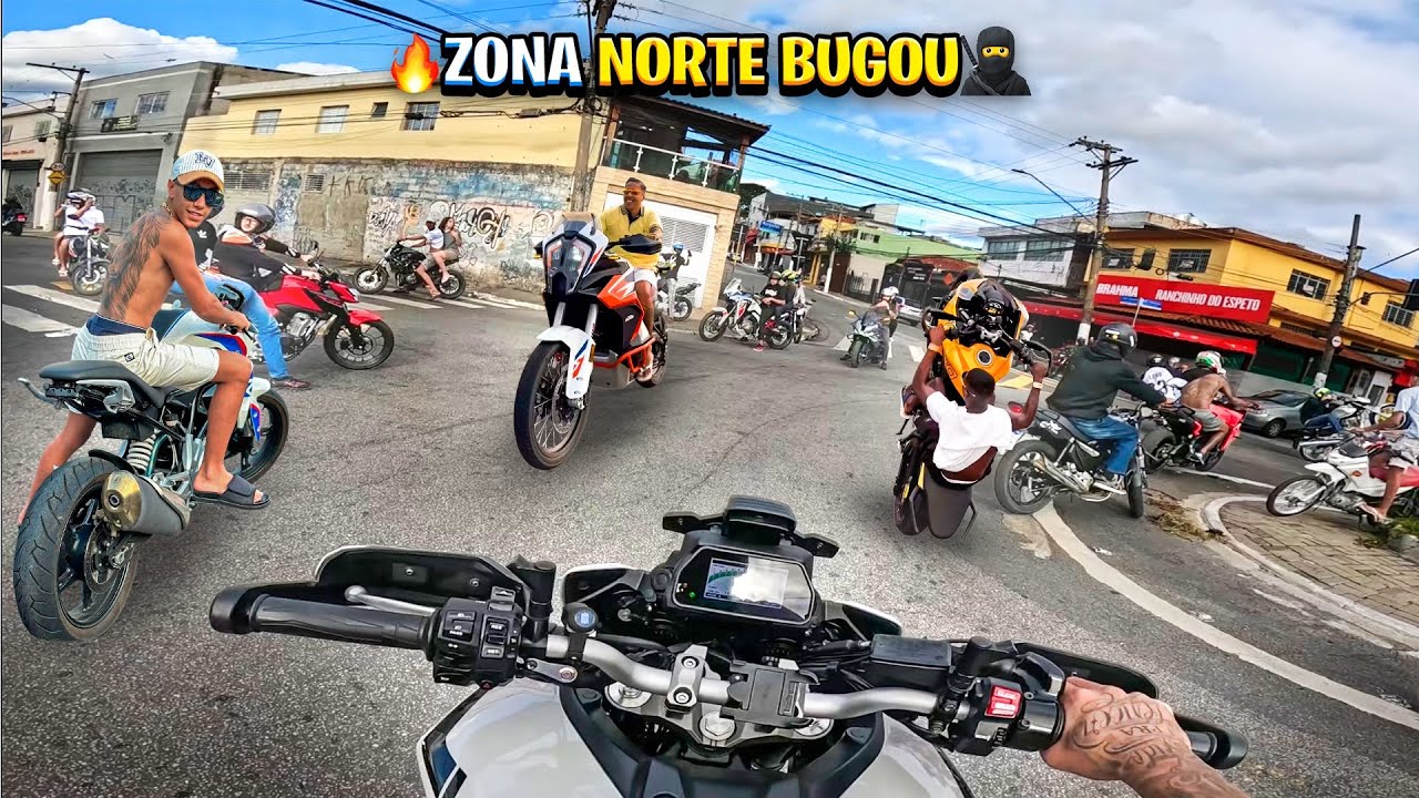 NINO E KABRINHA COLOU NO ROLEZINHO DA ZN | TRACER 900 GT PAROU O ROLÊ 😈