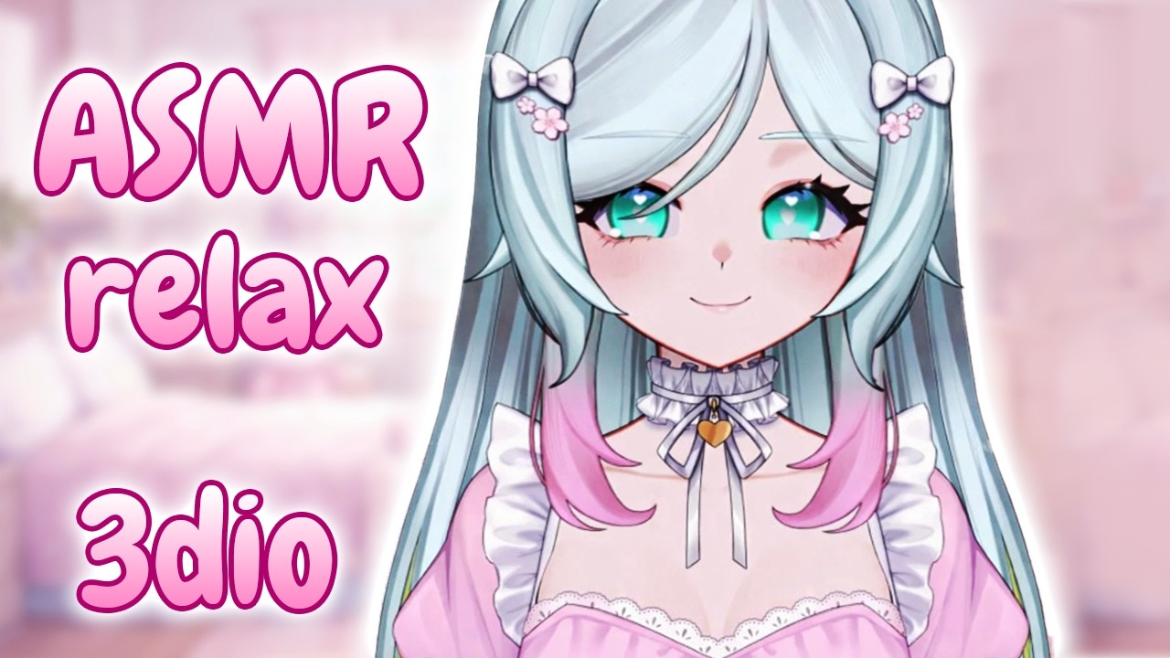 [ASMR 3Dio] Close whispers & fluffy triggers for Sleep ❤️ fabric sounds, scratching...