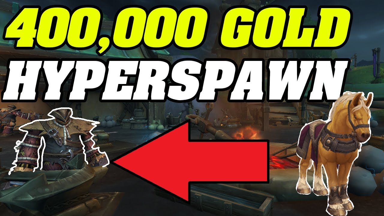 400K Gold HyperSpawn Farming | Shadowlands Goldmaking