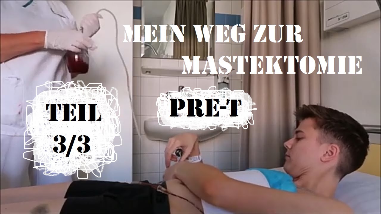 TEIL3/3 - Mastektomie ohne Testosteron | FTM pre-t| Drainageziehen, Ergebnis (Dr. Schwarz) & Abreise