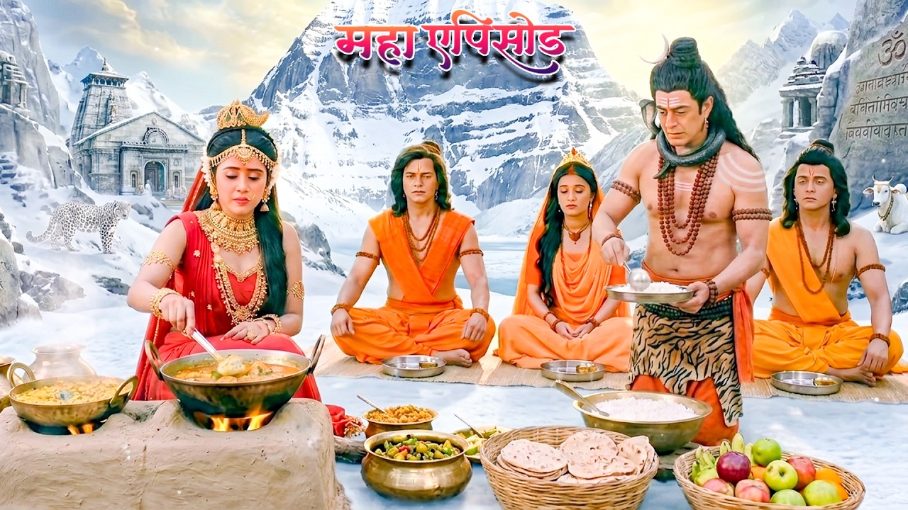 महाएपिसोड - माता पार्वती ने प्रभु श्री राम संग माता सीता के लिए बनाया भोजन | श्रीमद् रामायण