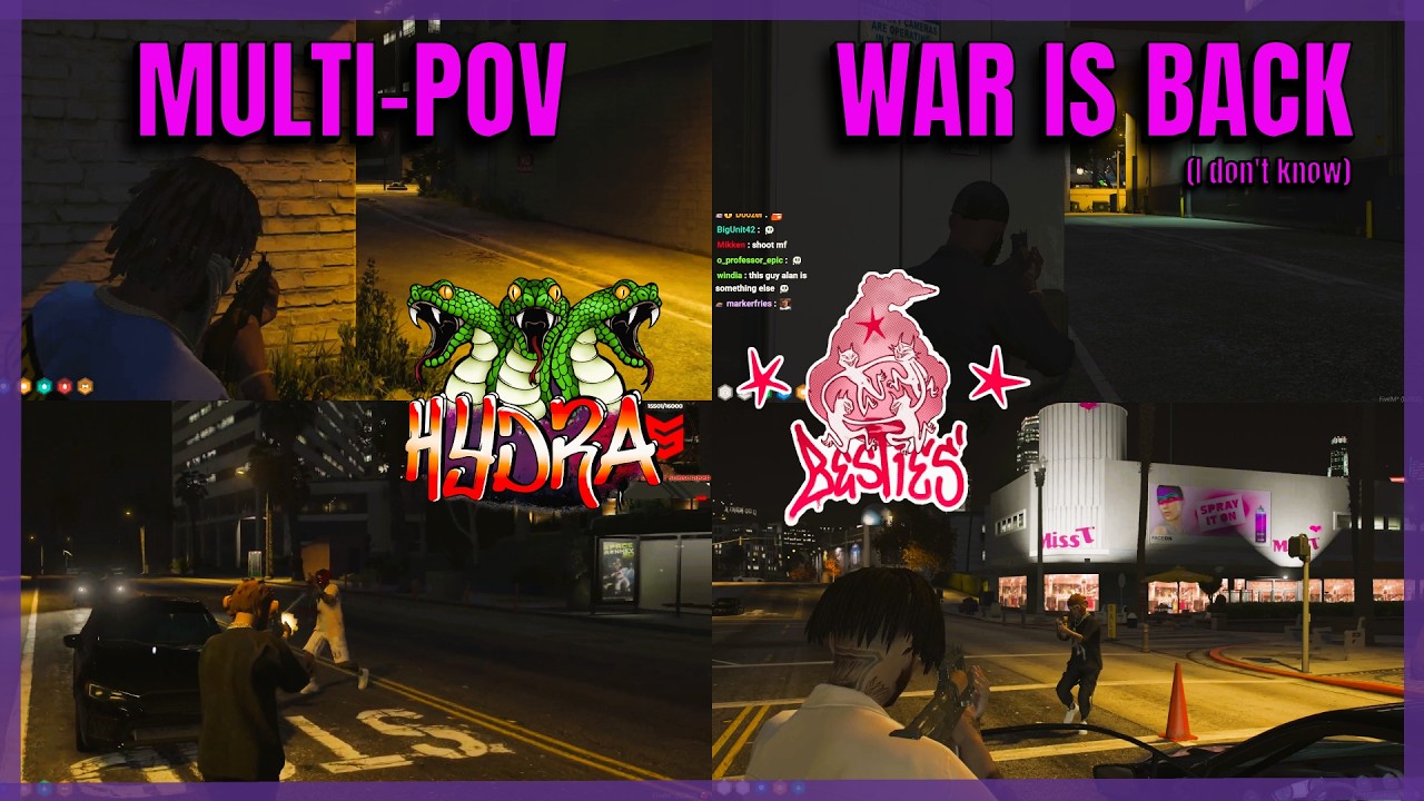 Hydra vs Besties 🔥 Hydra Finally Talks About WAR Plans 😈 | NoPixel 4.0