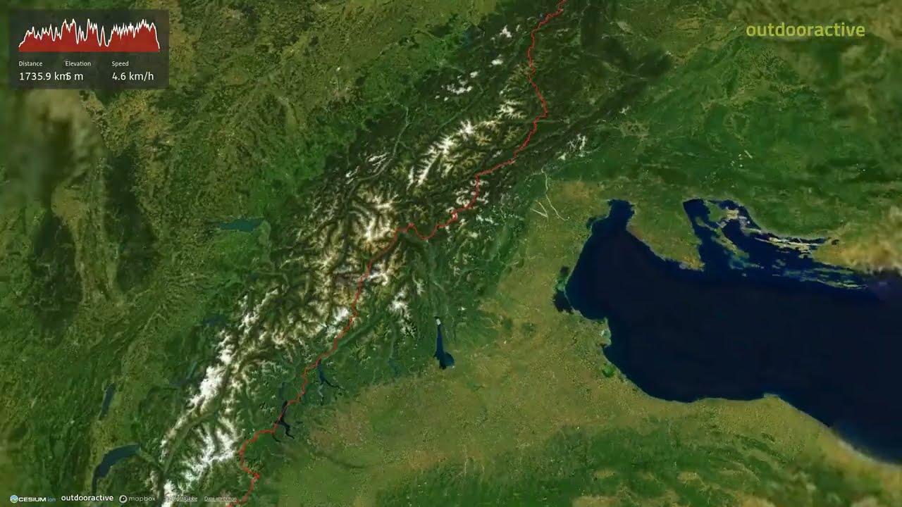 Flyover Vorschau - Alpenüberquerung Wien-Nizza (2026)