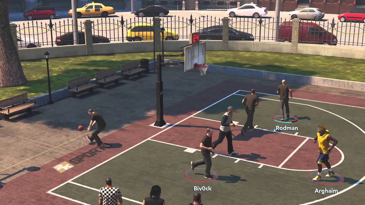 NBA 2K14 Xbox One The Park #1 3 Vs 3 Street Basketball Streetball Gameplay