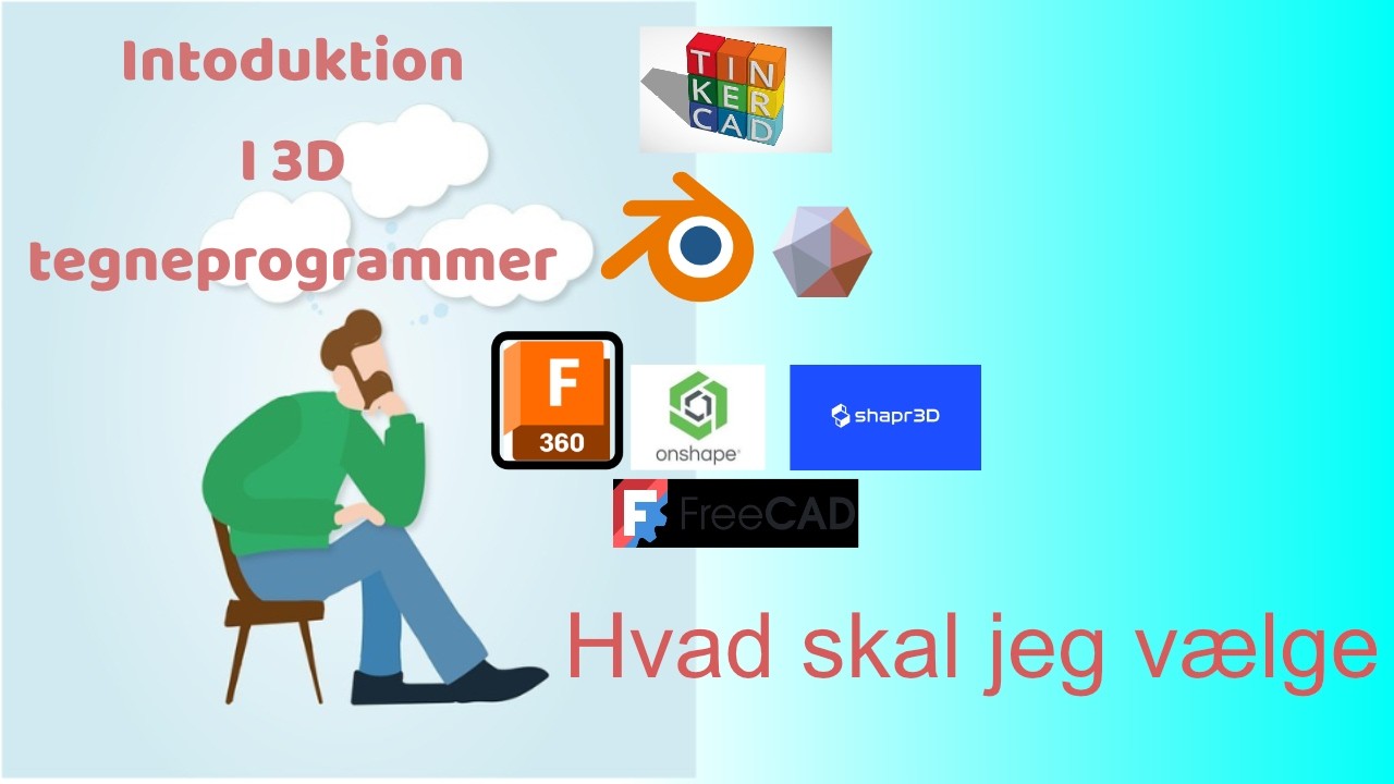 Tegneprogrammer til 3D print
