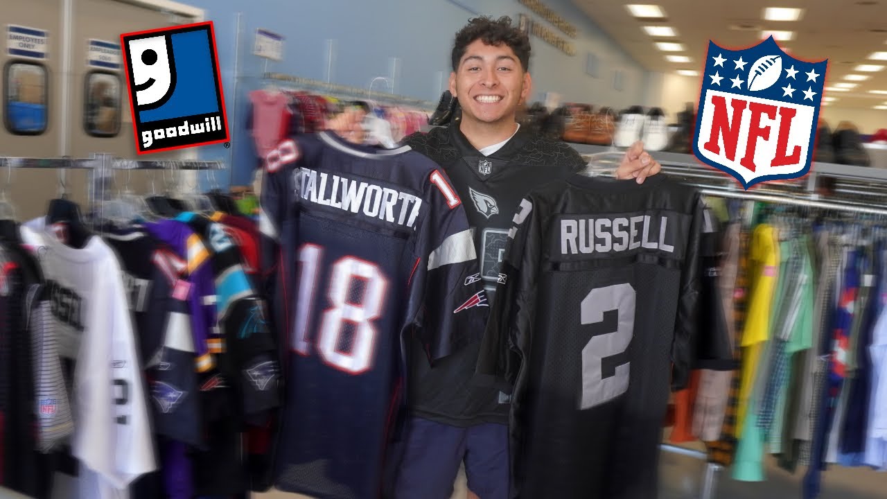 FINDING NFL JERSEYS AT GOODWILL *INSANE FINDS*