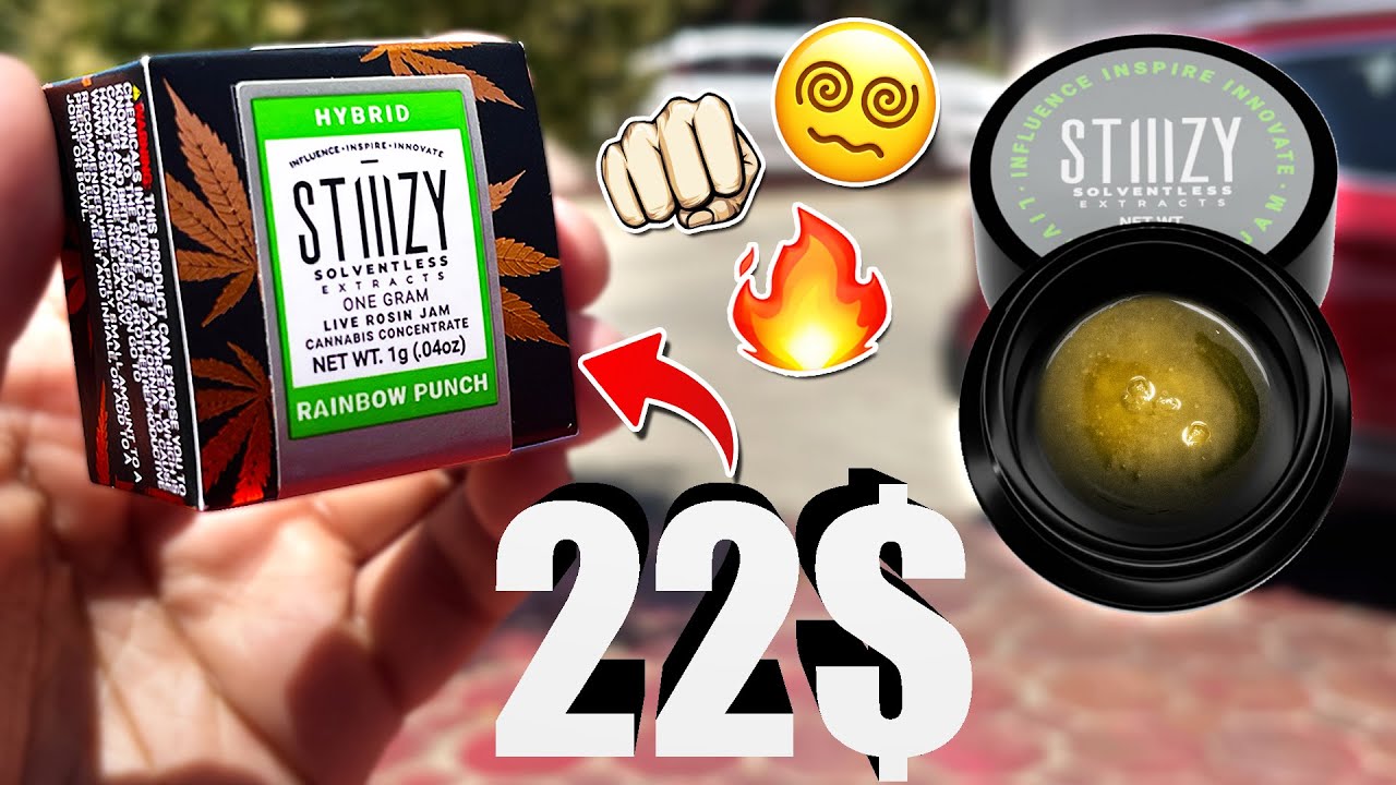 THE CHEAPEAST ROSIN I HAVE EVER GOTTEN&hellip; | Stiiizy Rainbow Punch | DANKLIN DAB REVIEW #4
