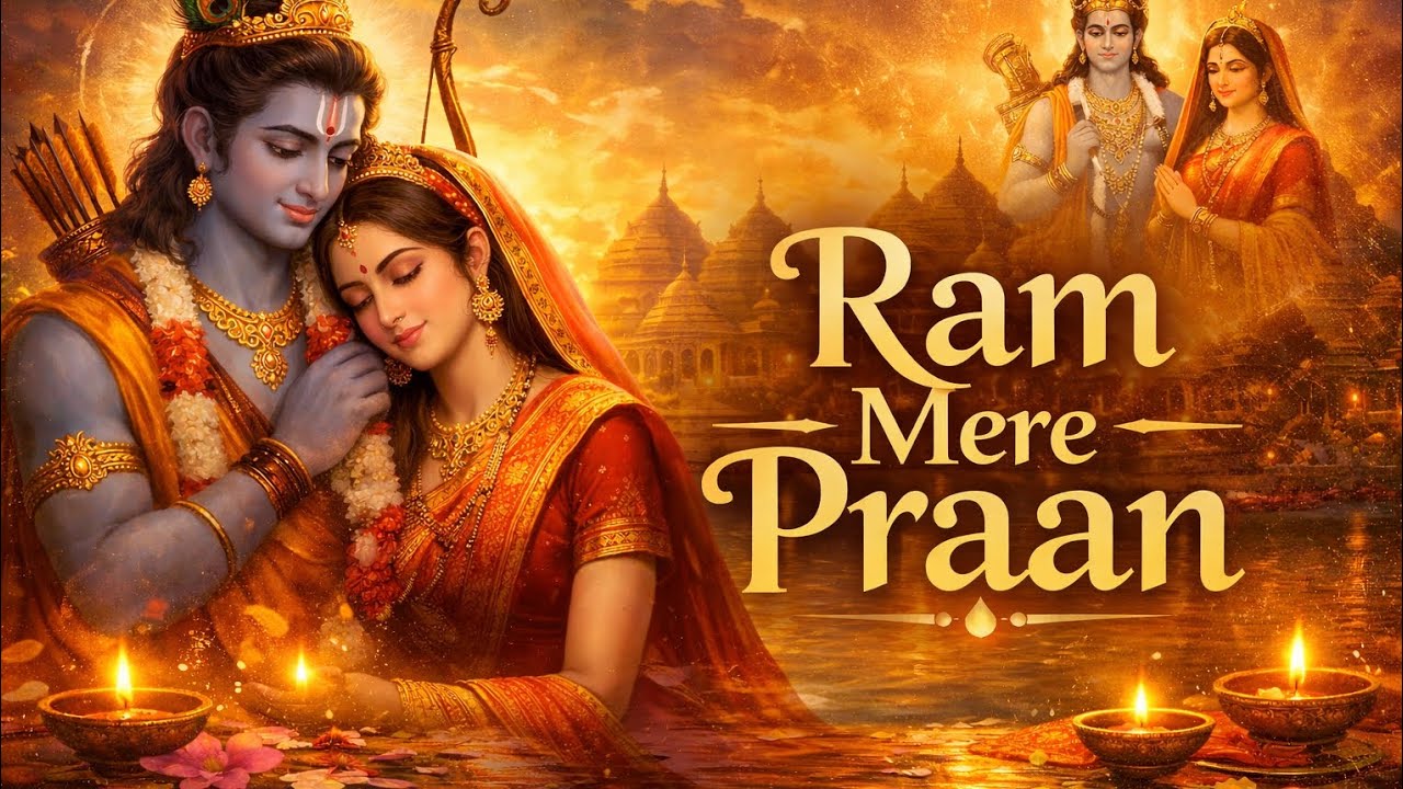 Diwash Regmi:- RAM MERE PRAAN (राम मेरे प्राण) || lyrical || Bhajan ||  Hindi calming bhajan
