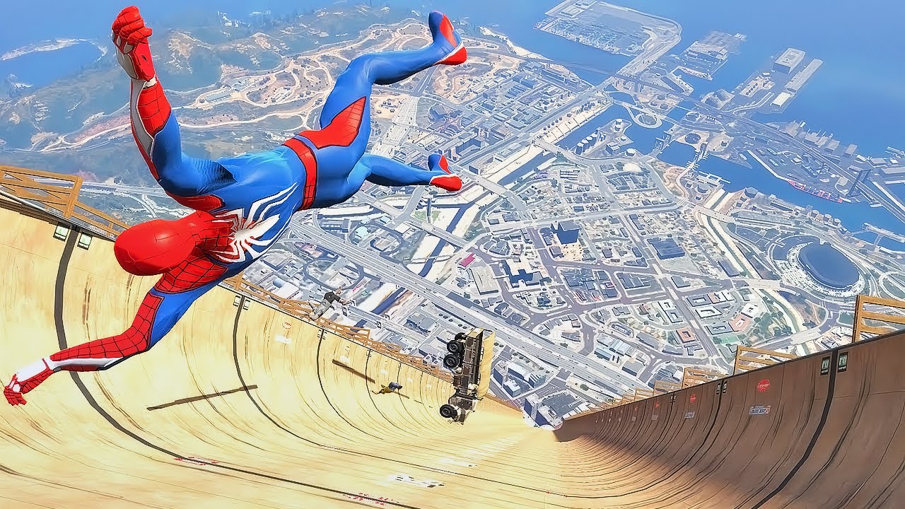 El Hombre Araña Caídas y Videos Graciosos - Spider-Man