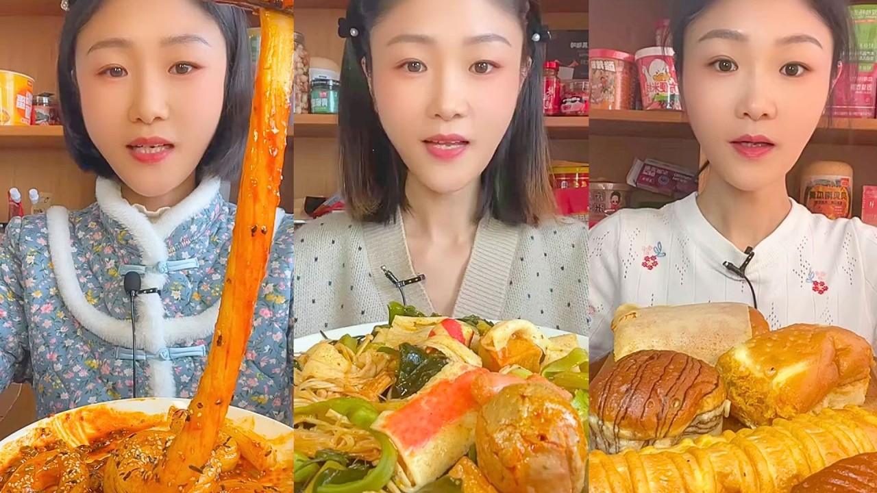 1 Hour ASMR Mukbang | Satisfying Eating Sounds for Sleep, Relaxation & Study #1080