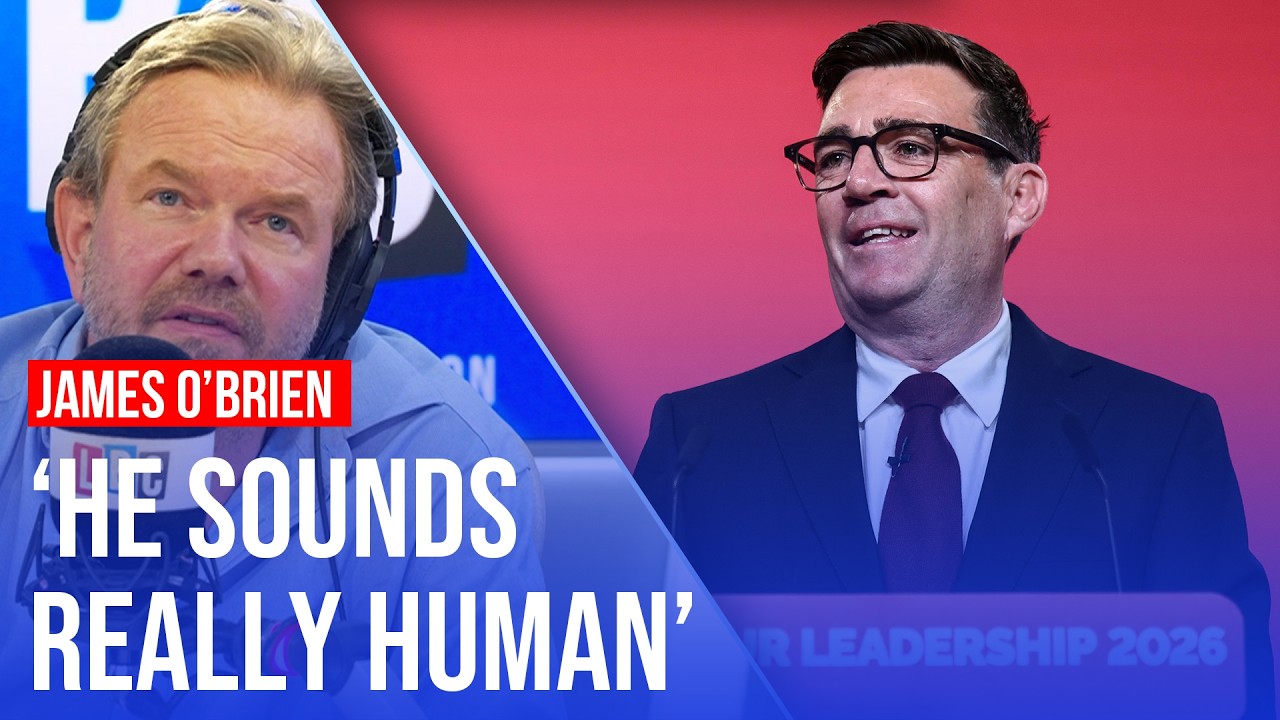Andy Burnham officially becomes Labour Party leader | James O'Brien reacts