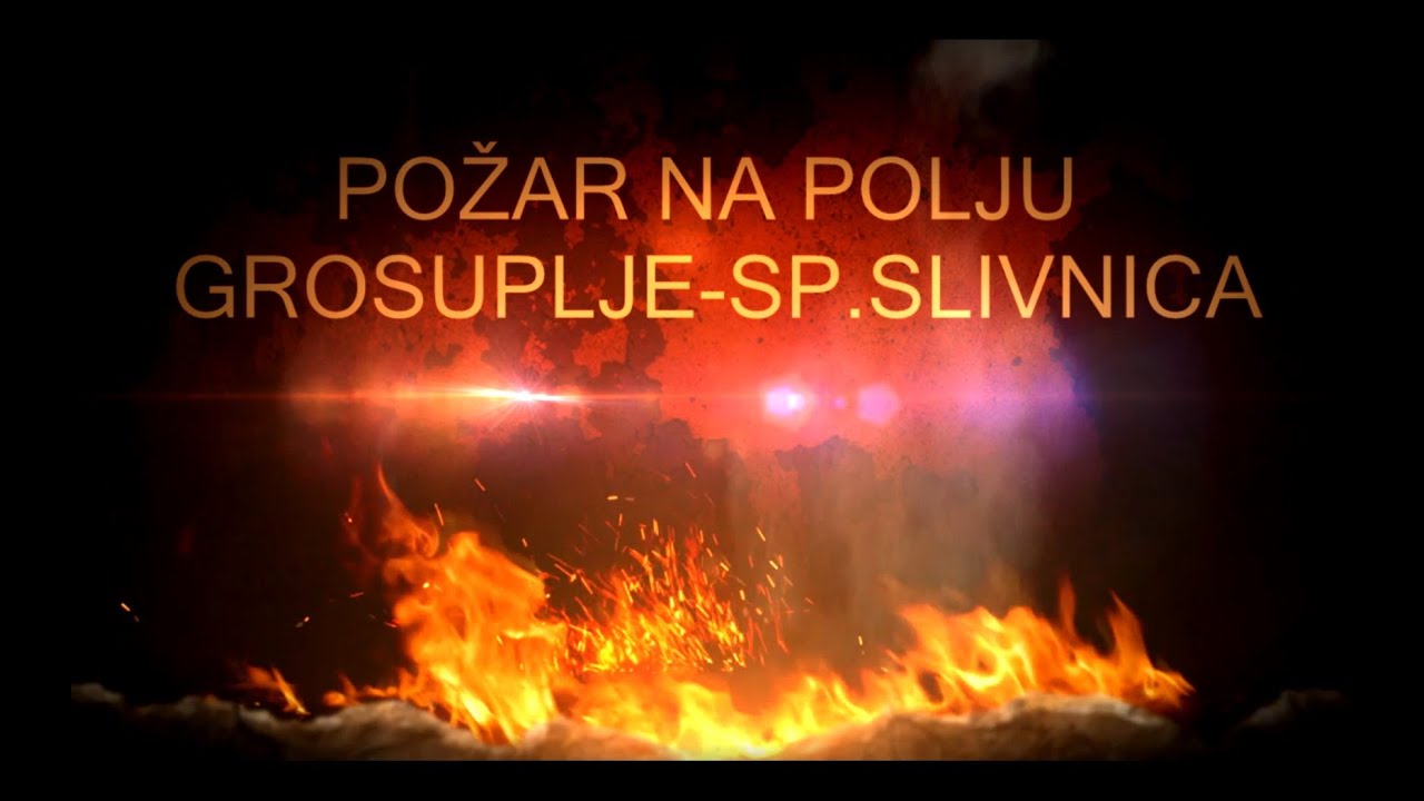 Požar polja, Grosuplje - Sp. Slivnica - 25.7.2015 (PGD Grosuplje)