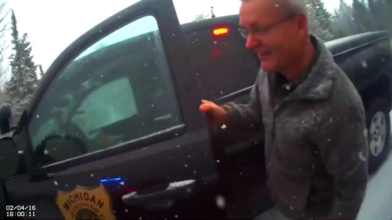 Sig P320 discharge in holster, Roscommon, Michigan February 4, 2016 with audio, :40 mark